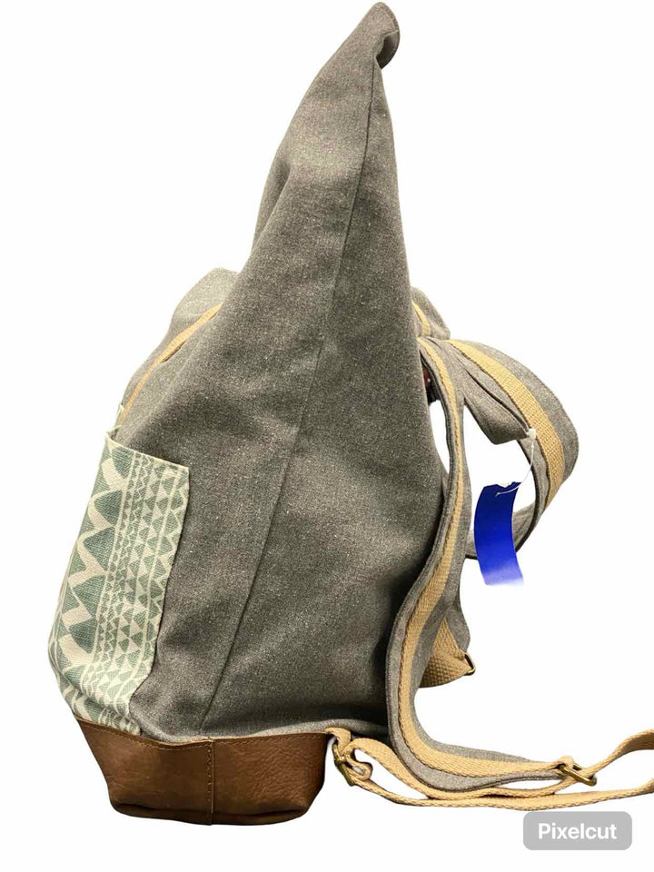 Vi Bella Grey Backpack Purse