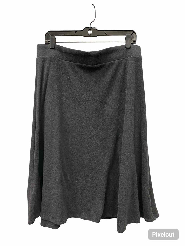 Lands End Size 14-16 Gray 100% cotton Skirt