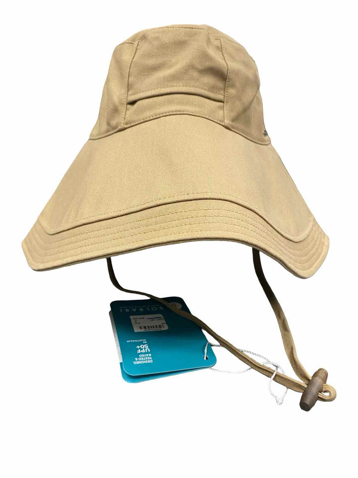 Solbari Sand Ultra Wide Brim Hat