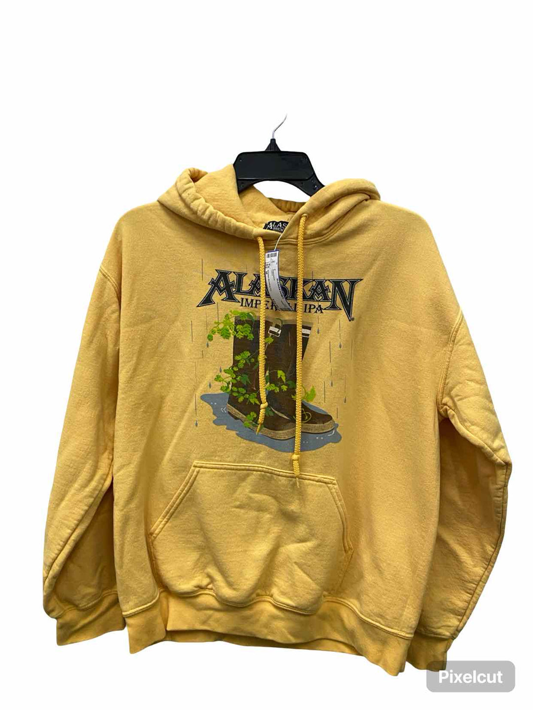 Alaskan Brewing Co. Size M Yellow Sweatshirt