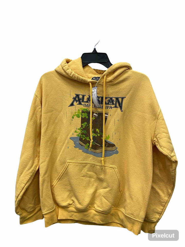 Alaskan Brewing Co. Size M Yellow Sweatshirt