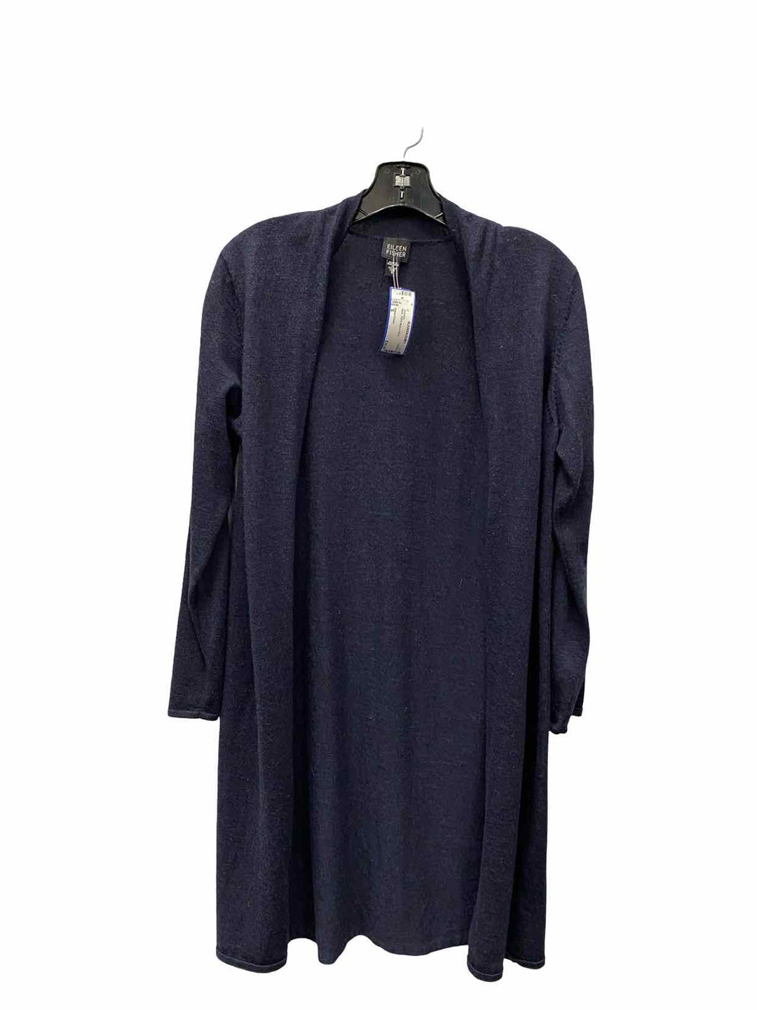 Eileen Fisher Size S Blue 100% Merino Wool Sweater