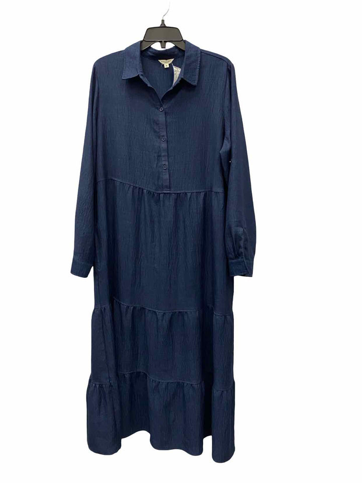 Max Studio Size XL Blue Dress
