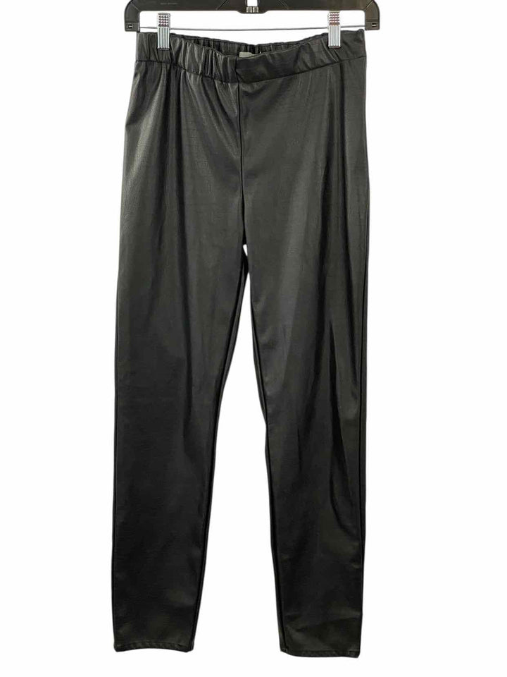 Ichi Size S Black Polyurethane Pants