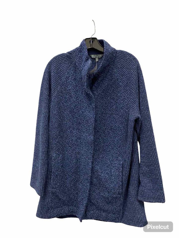 Title Nine Size S Blue 60% Wool Sweater