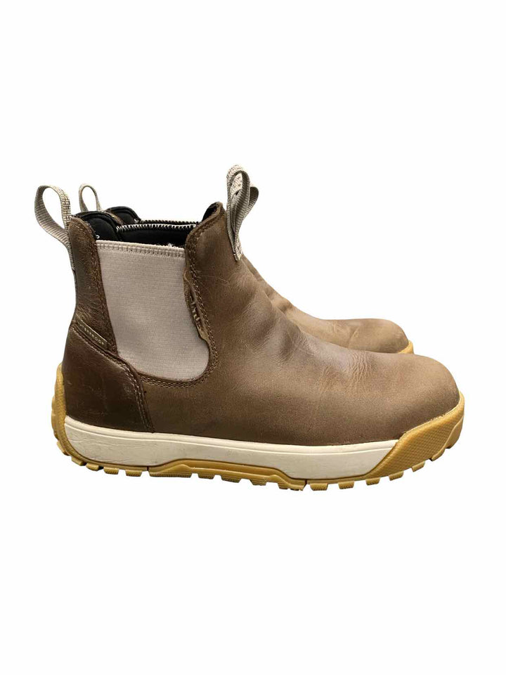 XtraTuf Shoe Size 6 Brown Leather Deck Boots(Ankle)