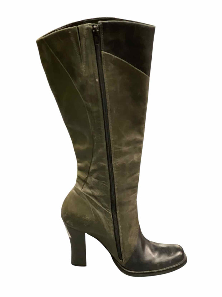 Kenneth Cole Shoe Size 9 Green Heel Boots(knee)