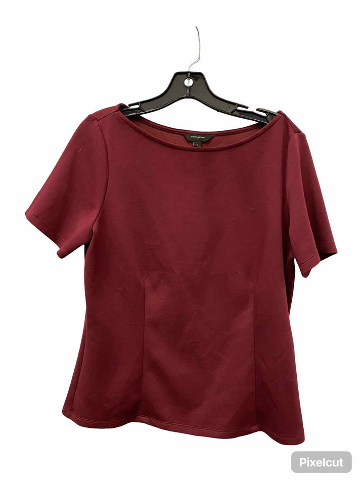 Banana Republic Size L Red T-shirt