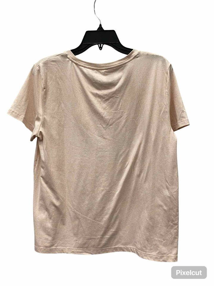 Eddie Bauer Size L Pink Short Sleeve Shirts