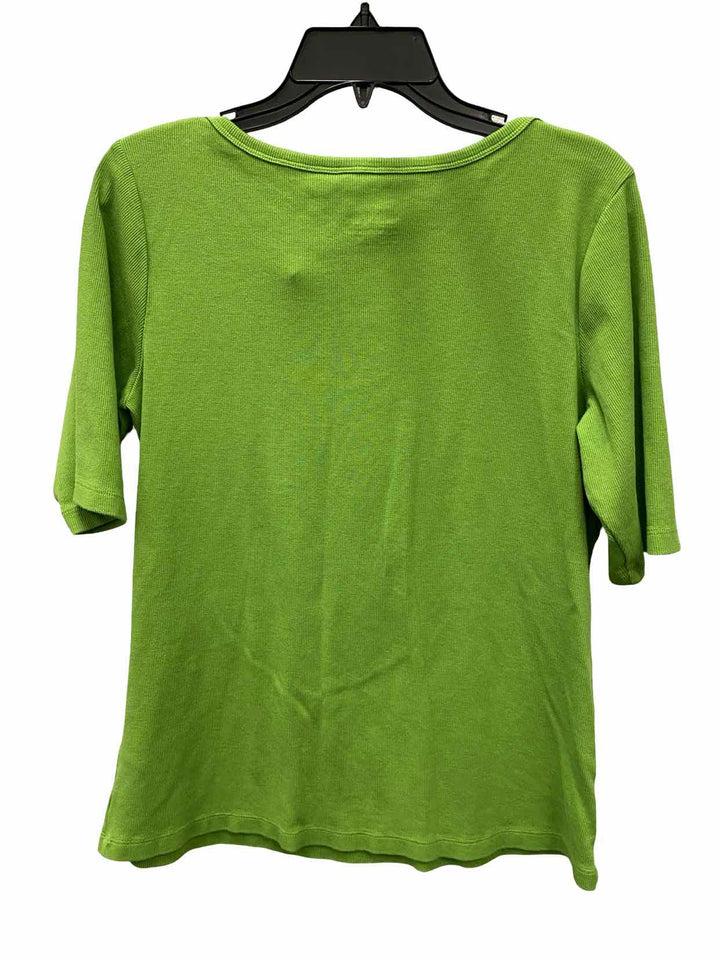 D&Co. Size M Green Short Sleeve Shirts