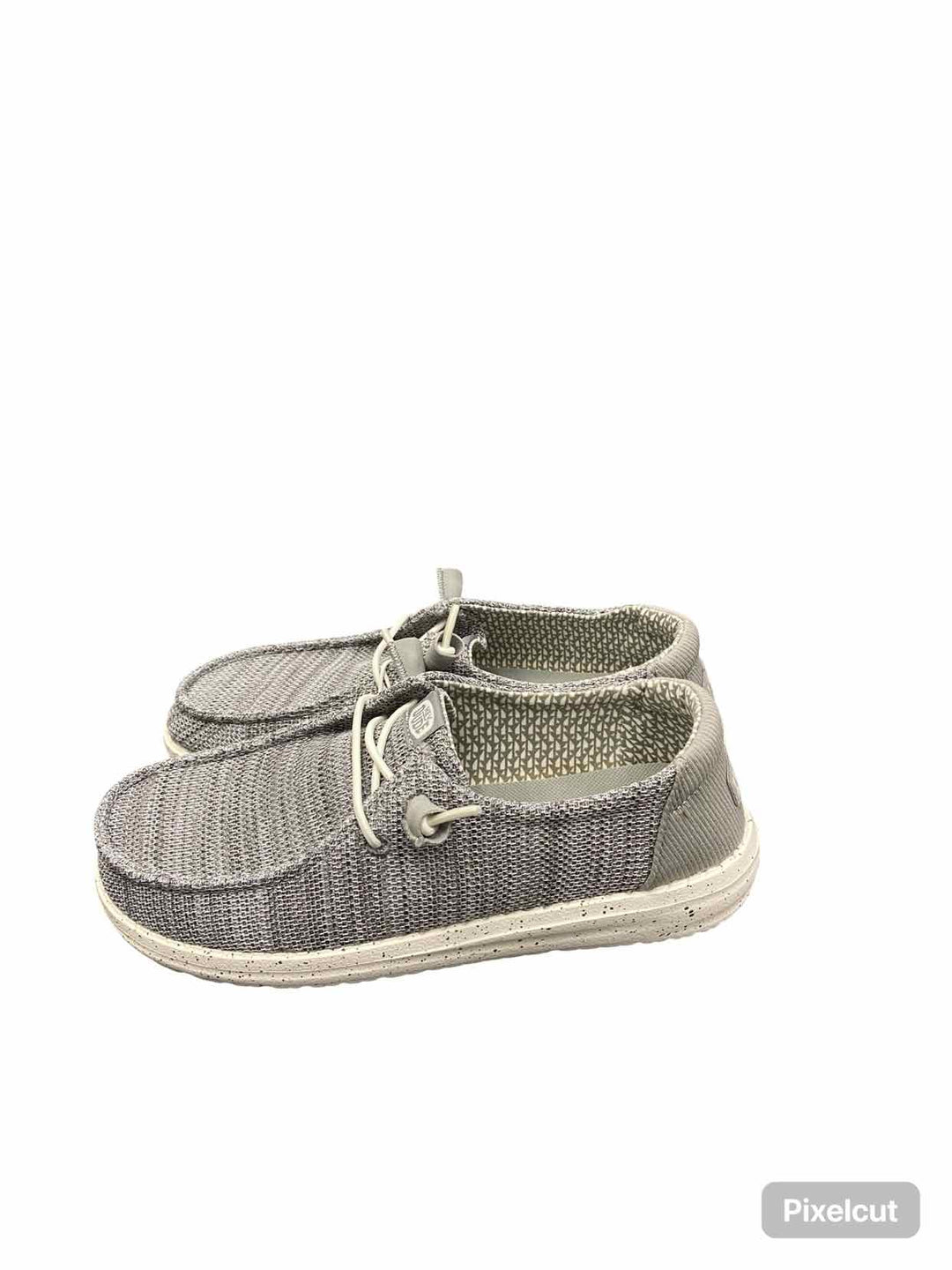 Hey Dude Shoe Size 7 Grey NWT Wendy Stretch Sox Flats