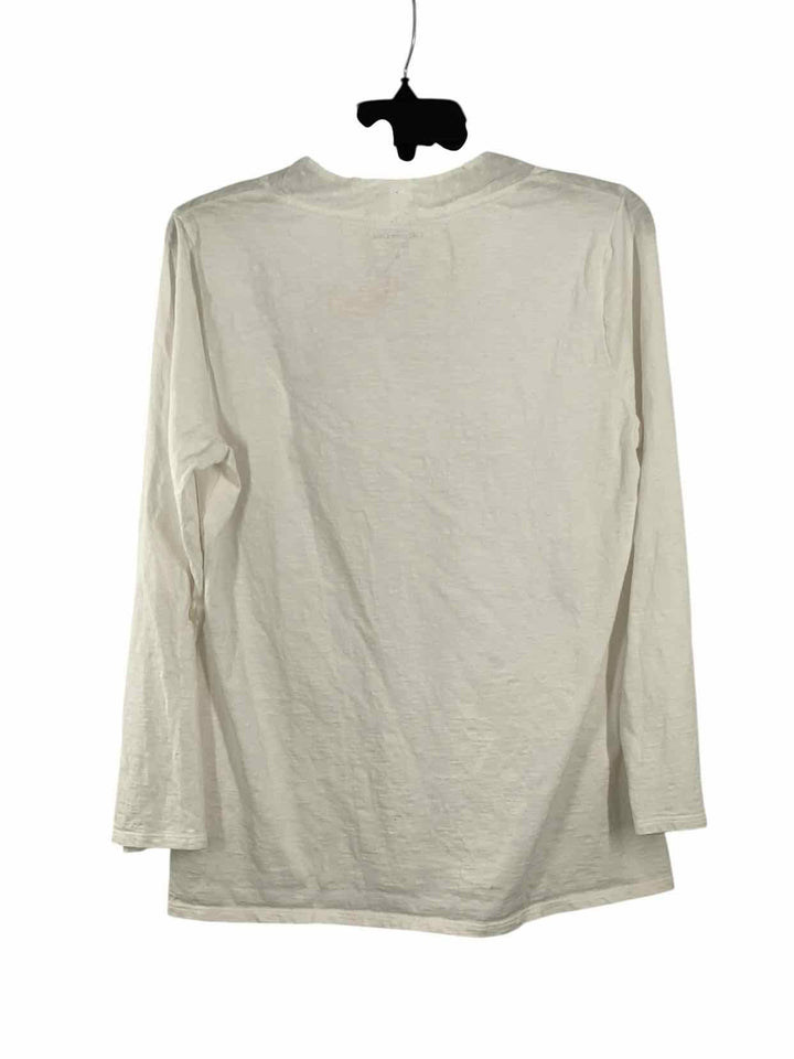 Coldwater Creek Size L White 100% cotton Long Sleeve Shirts