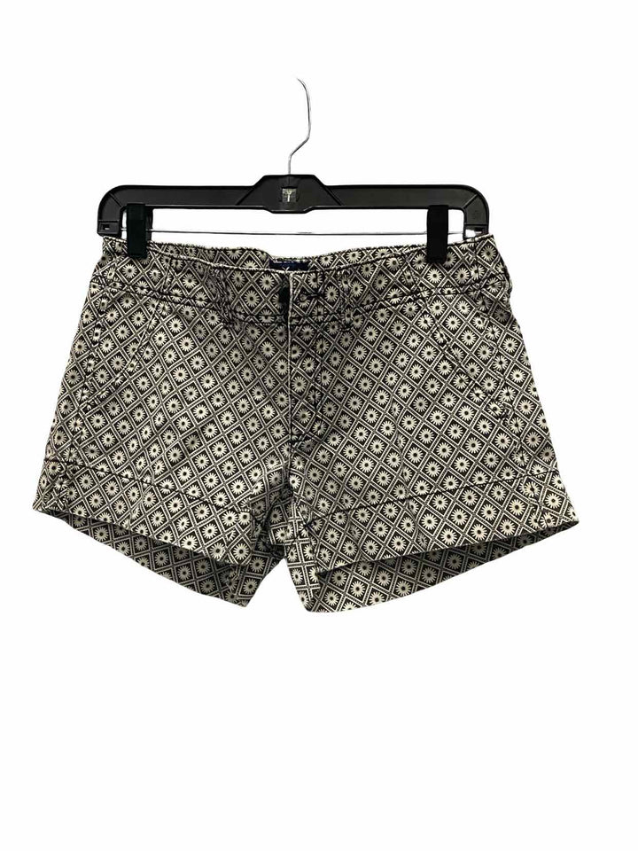 American Eagle Size 6 Black White Shorts