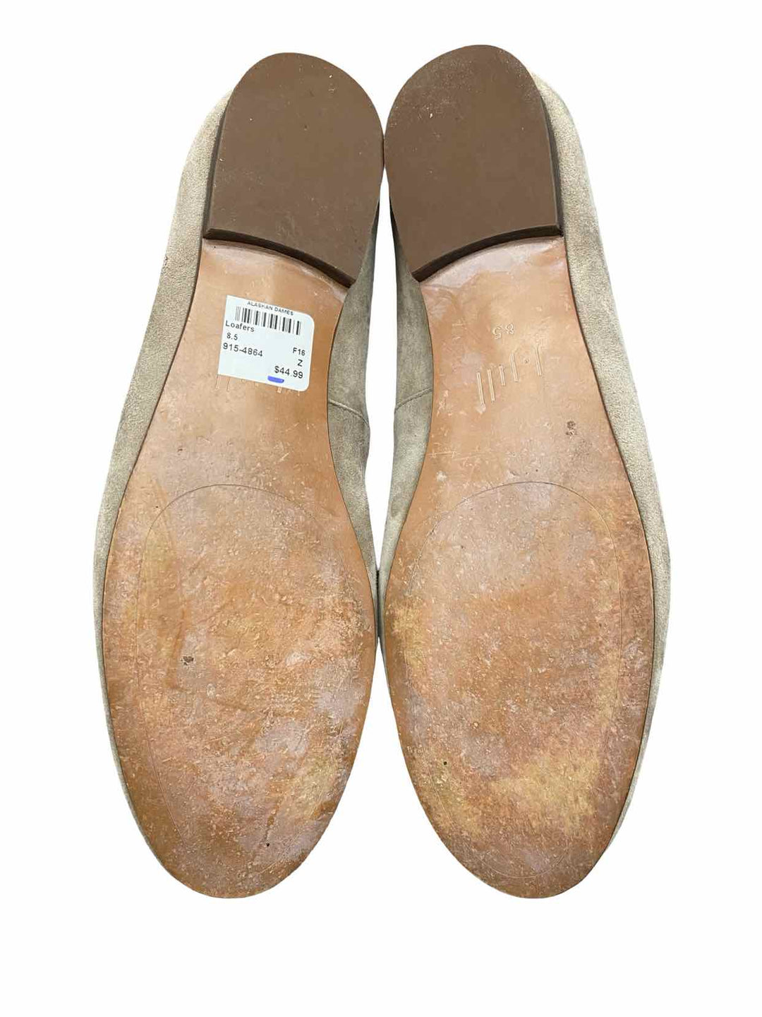 J Jill Shoe Size 8.5 Beige Suede Loafers