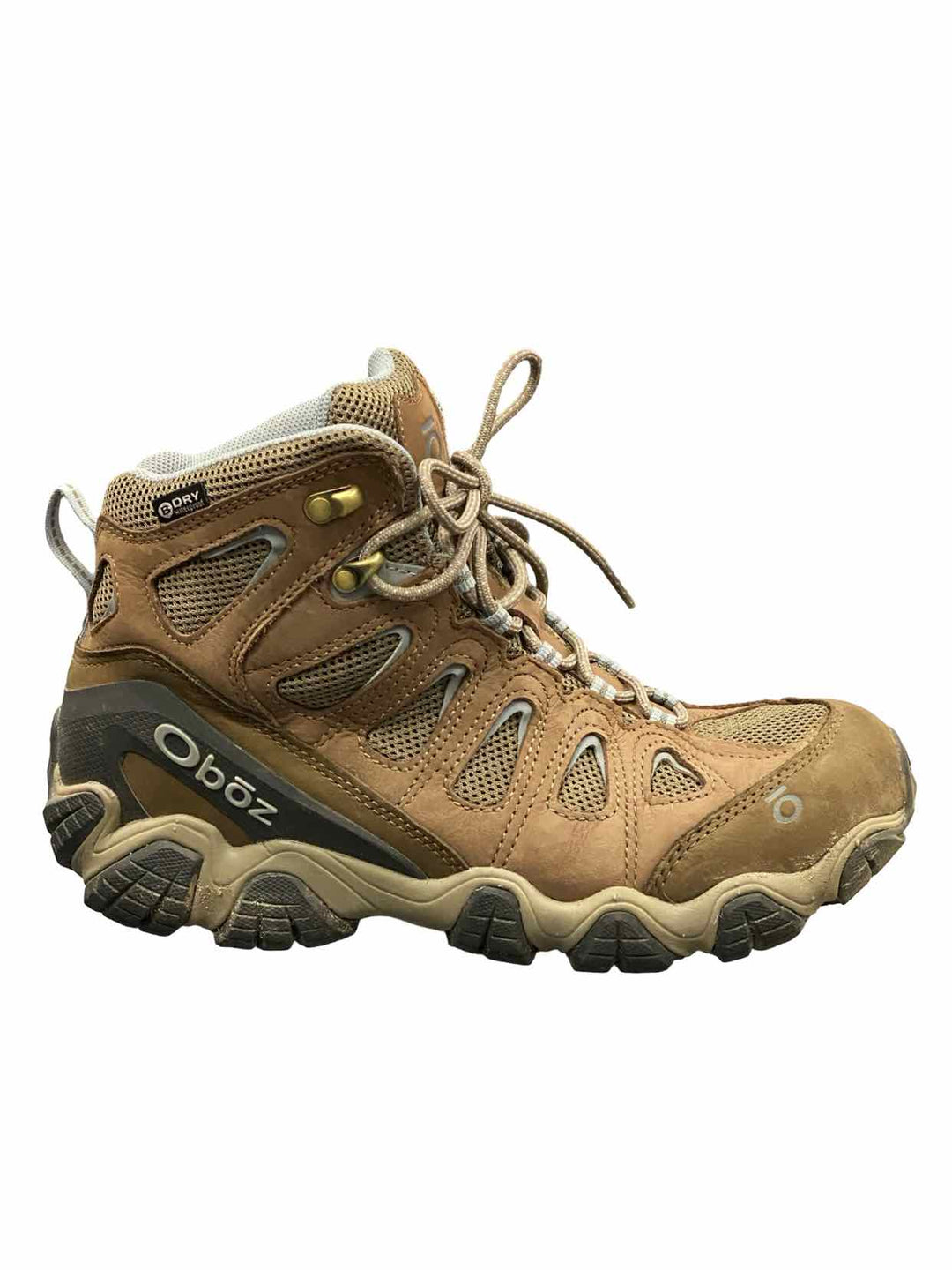 Oboz Shoe Size 10 Brown Grey Leather Hiking Sawtooth II Boots(Ankle)