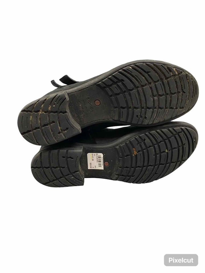 Blondo Shoe Size 8.5 Black Leather Water Proof Tula Boots(Ankle)