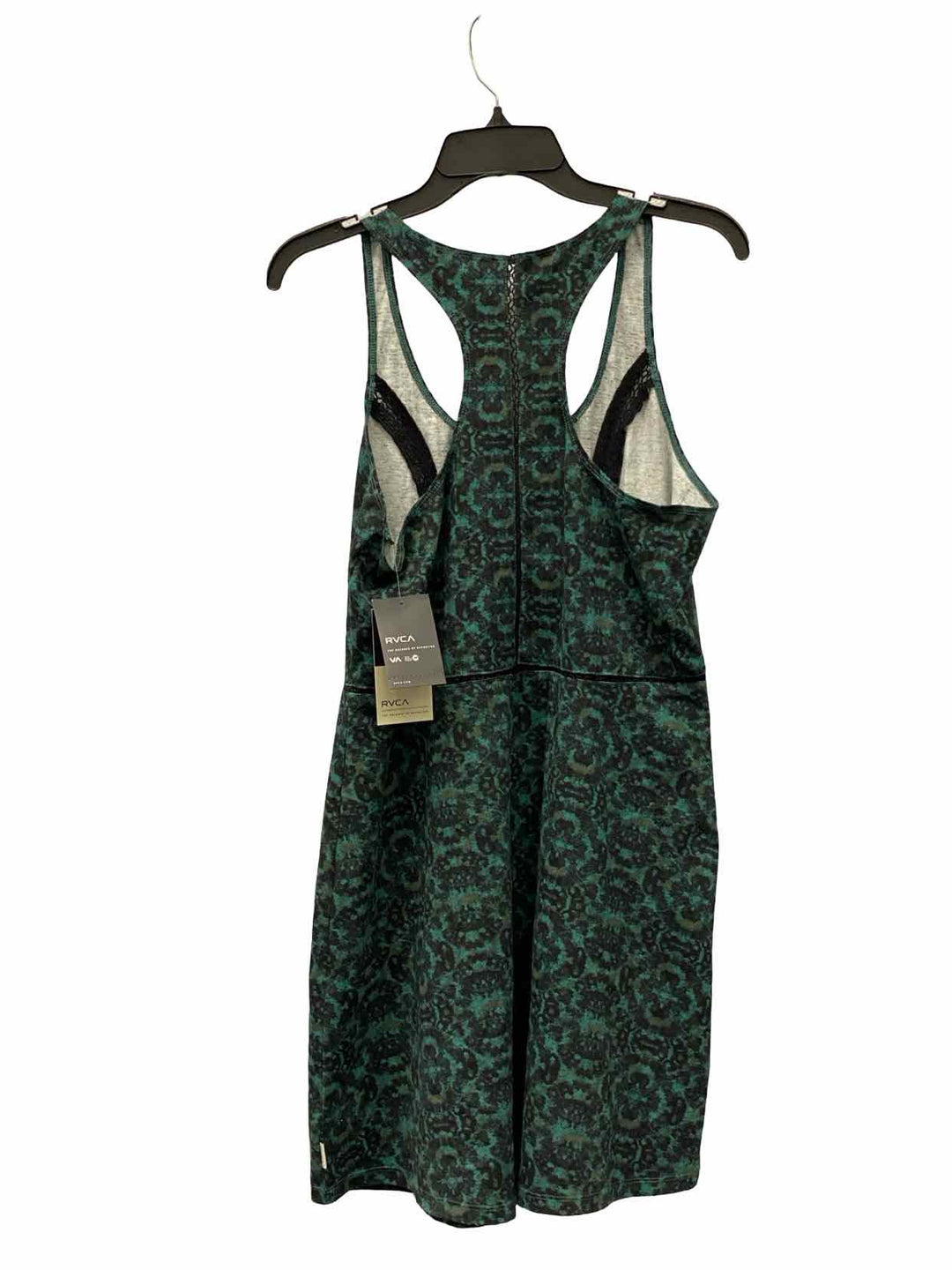 RVCA Size M/L Green Black Dress