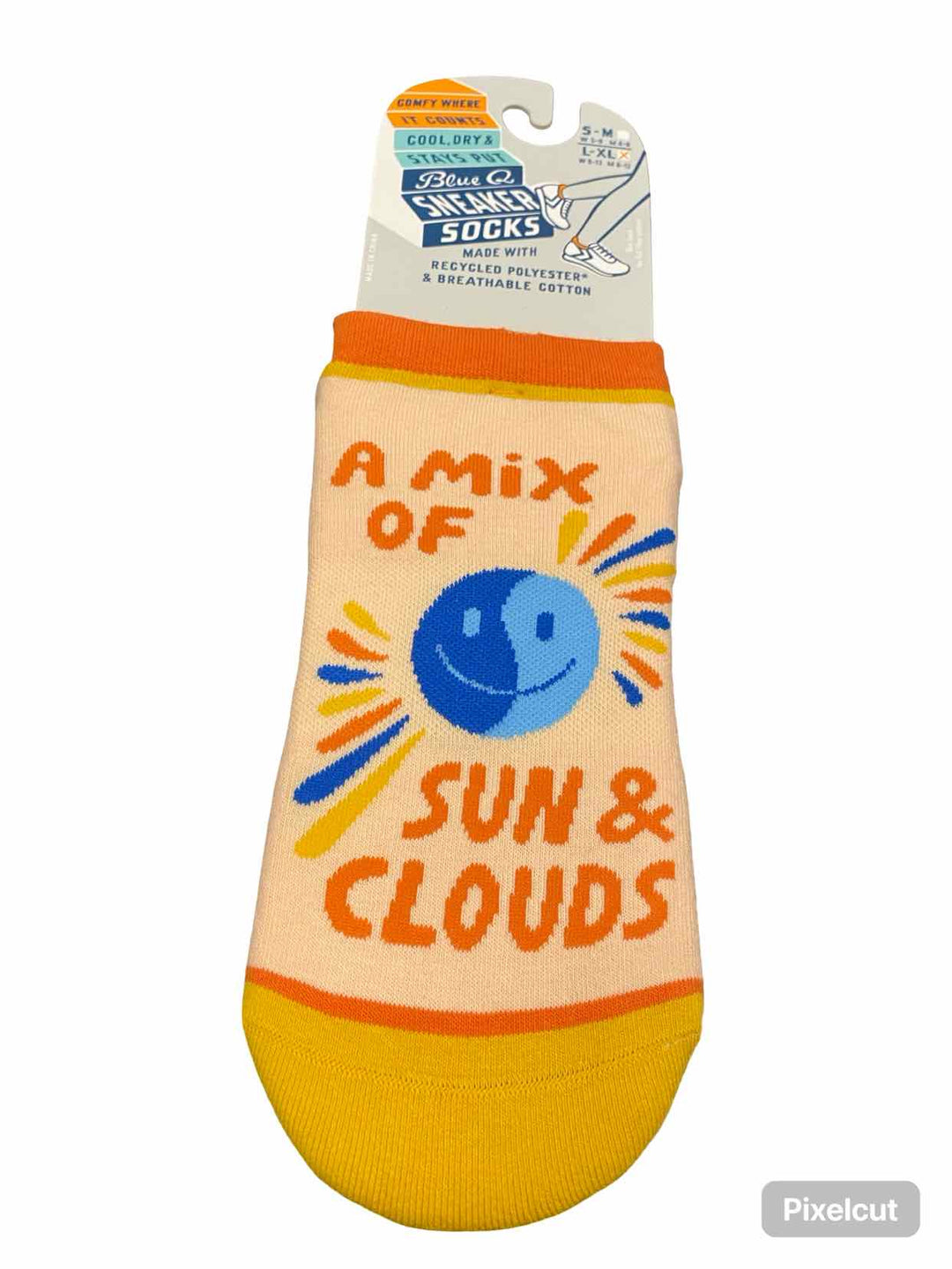 Blue Q Orange Ankle Socks