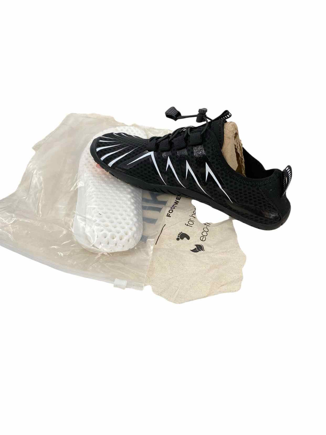 Hike Footwear Shoe Size 40 Black White NWT Sneakers