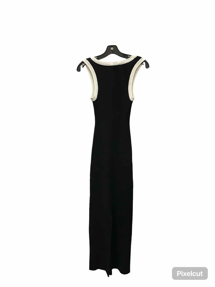 Elan Size S Black White 85% cotton Dress
