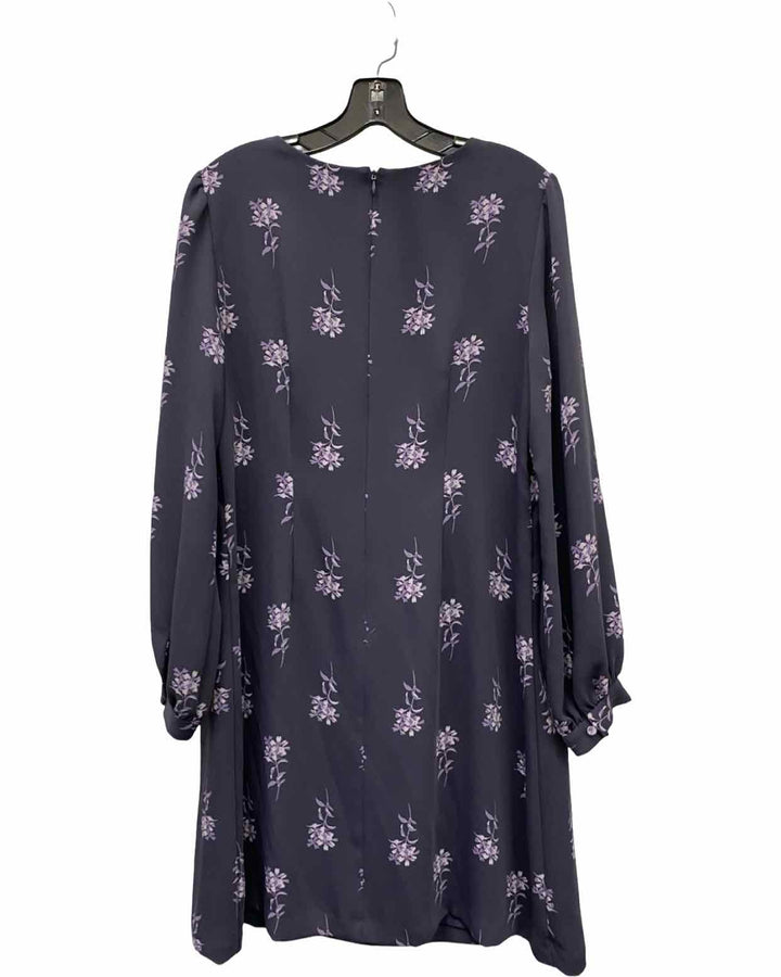 Ann Taylor Size 2 Purple Floral Dress