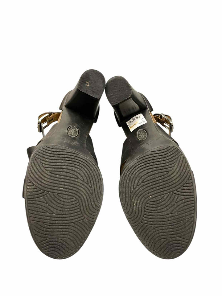 Sofft Shoe Size 10 Black Leather Heels