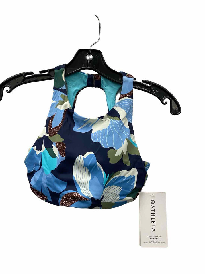 Athleta Size 32B/C Blue Swimsuit Top