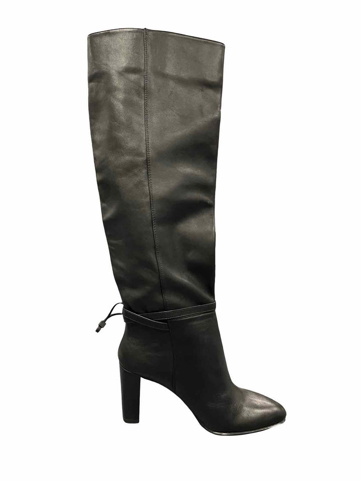 Zara Shoe Size 7.5 Black Leather NWT Boots(knee)
