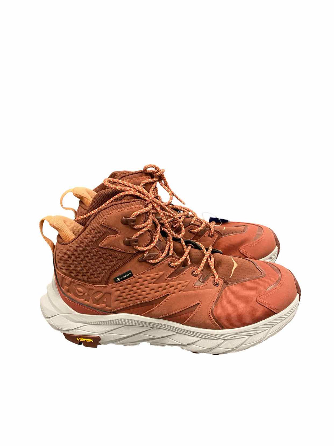 Hoka Shoe Size 11 Hot Sauce/Cherry Mahogany waterproof Boots(Ankle)