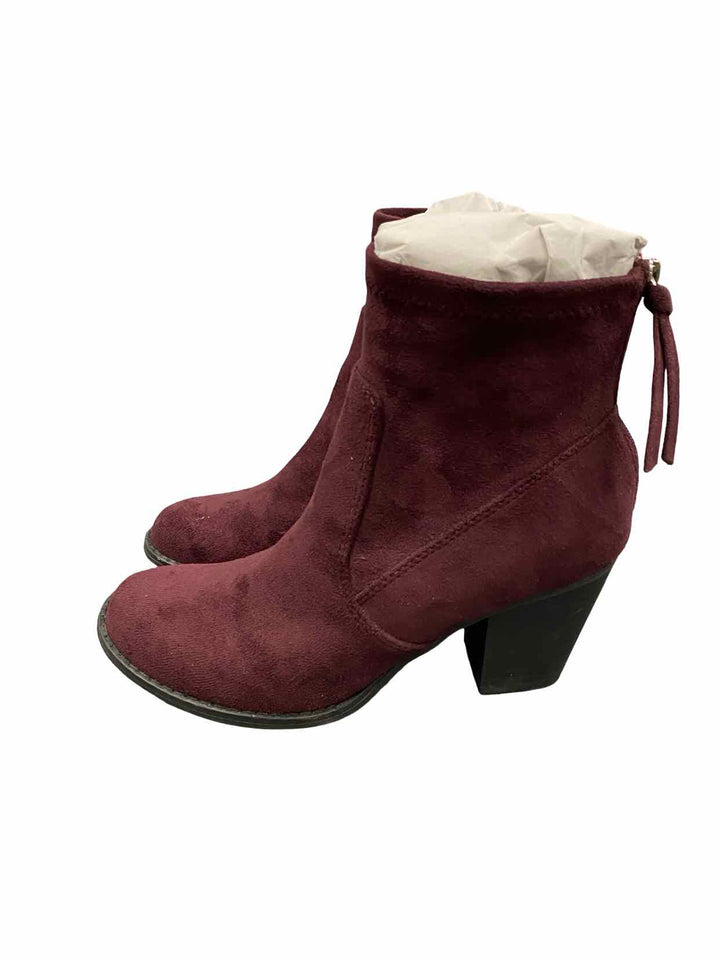DV 8 Shoe Size 7.5 Plum Manmade Boots(Ankle)