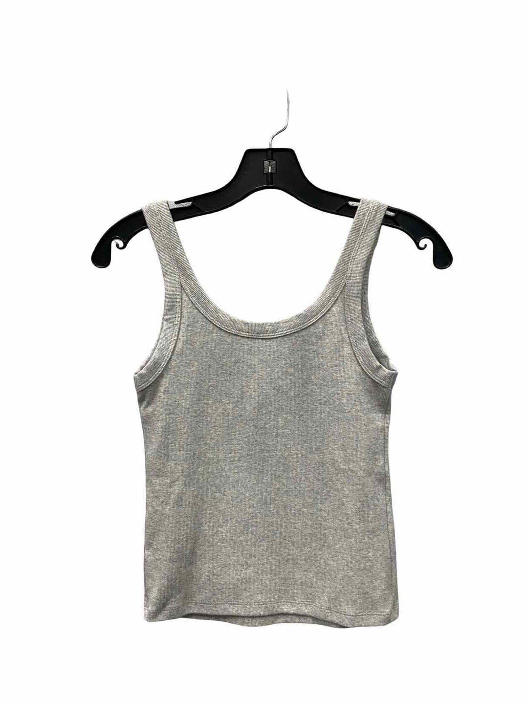American Eagle Size S Gray Ribbed 92% Cotton Tank Top