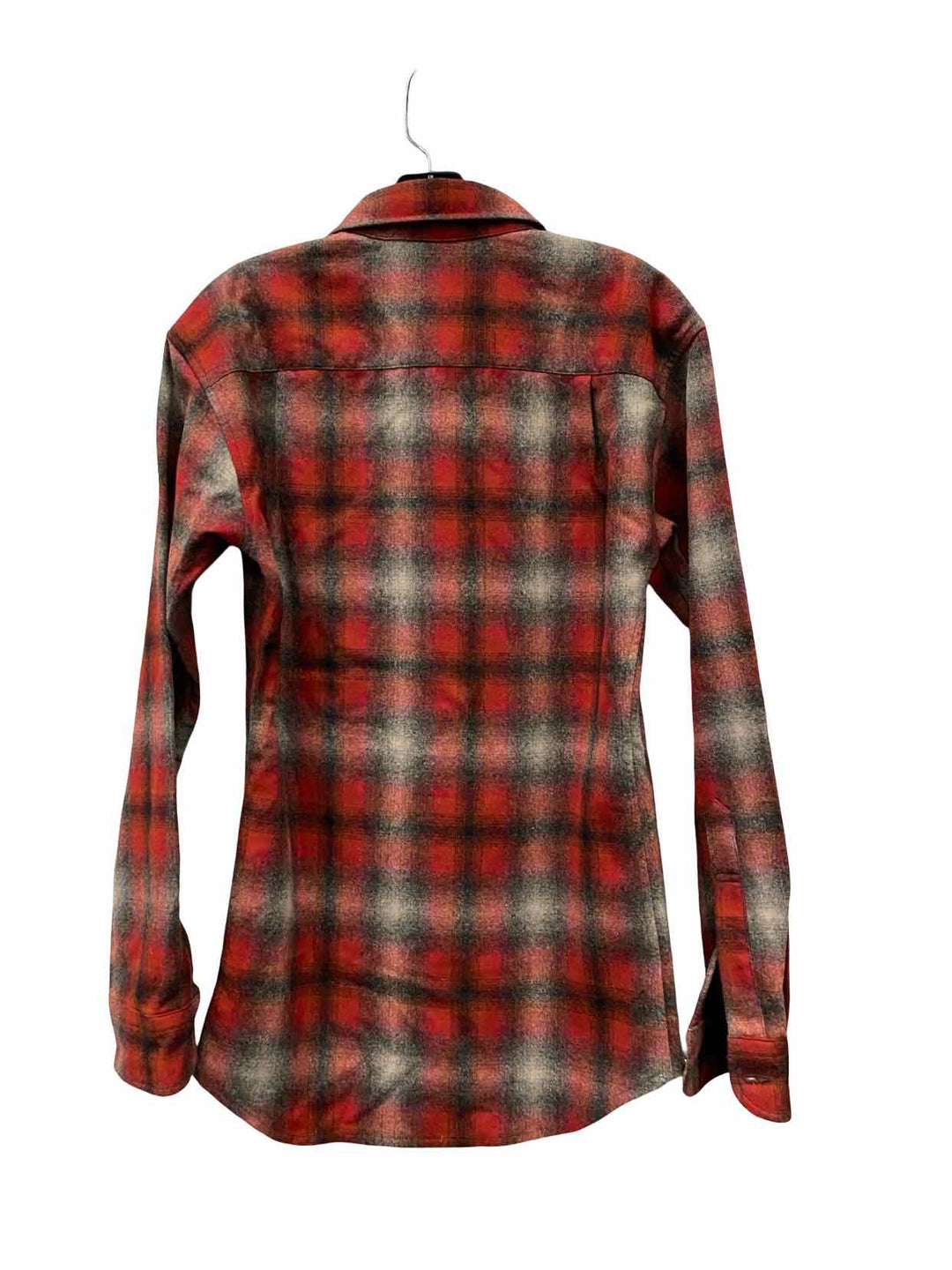 Pendleton Size M Red Plaid 100% virgin wool Long Sleeve Shirts