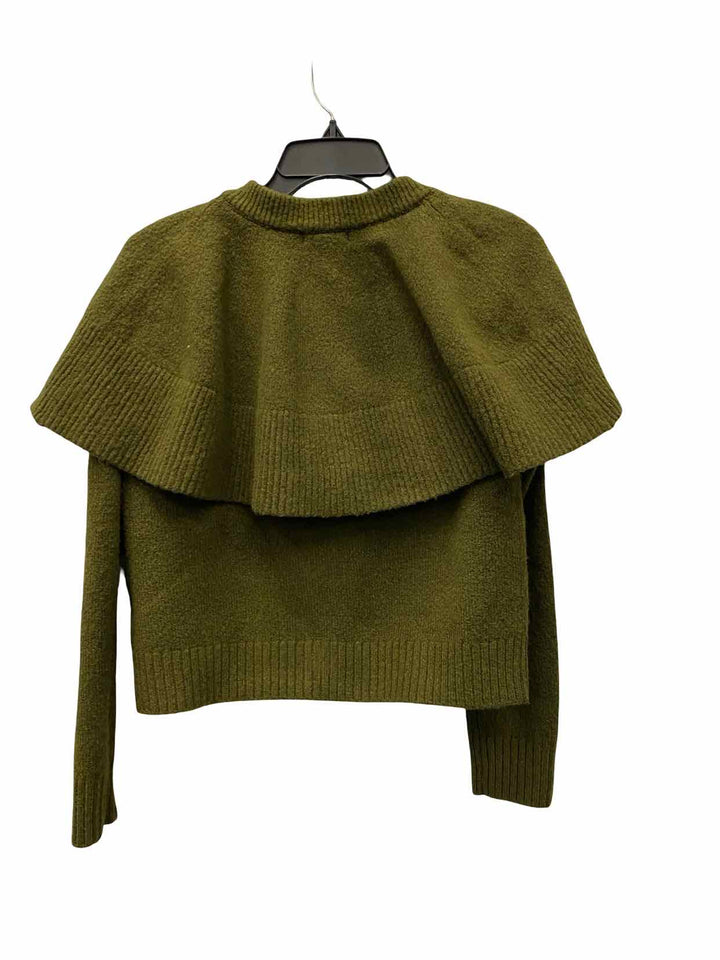 Vigoss Size XS Green Cardigan Sweater