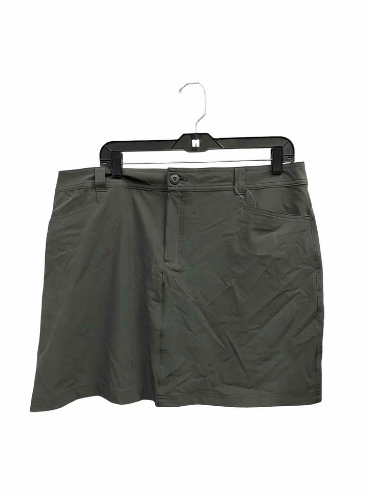 Eddie Bauer Size 16 Grey Skirt