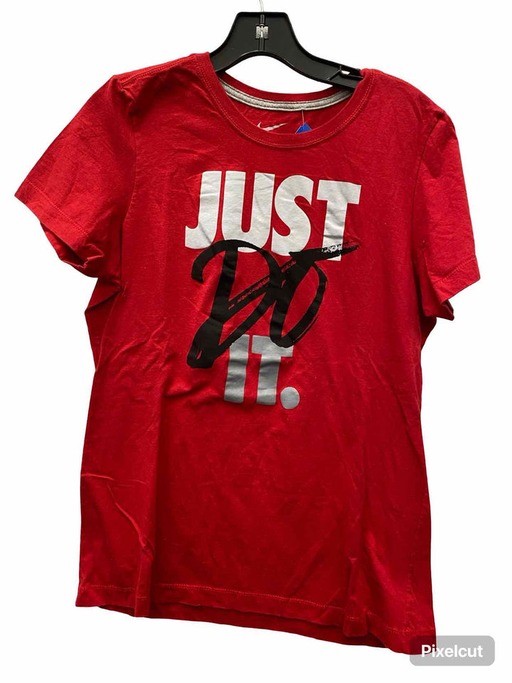 Nike Size XL Red Athletic Short Sleeve