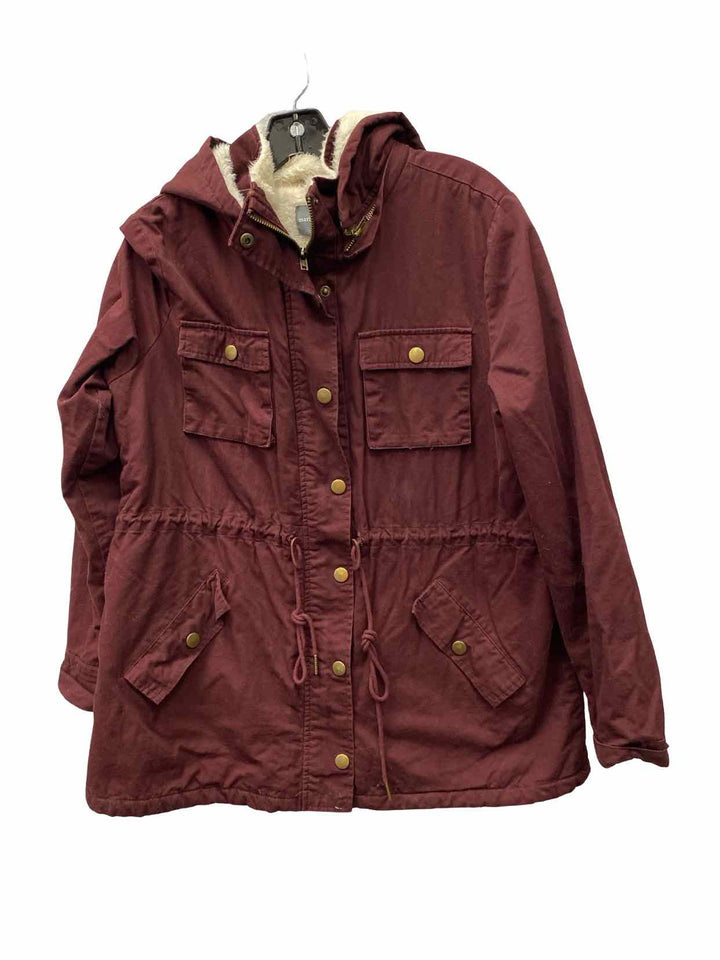 Market & Spruce Size L Burgundy Jacket (Outdoor)