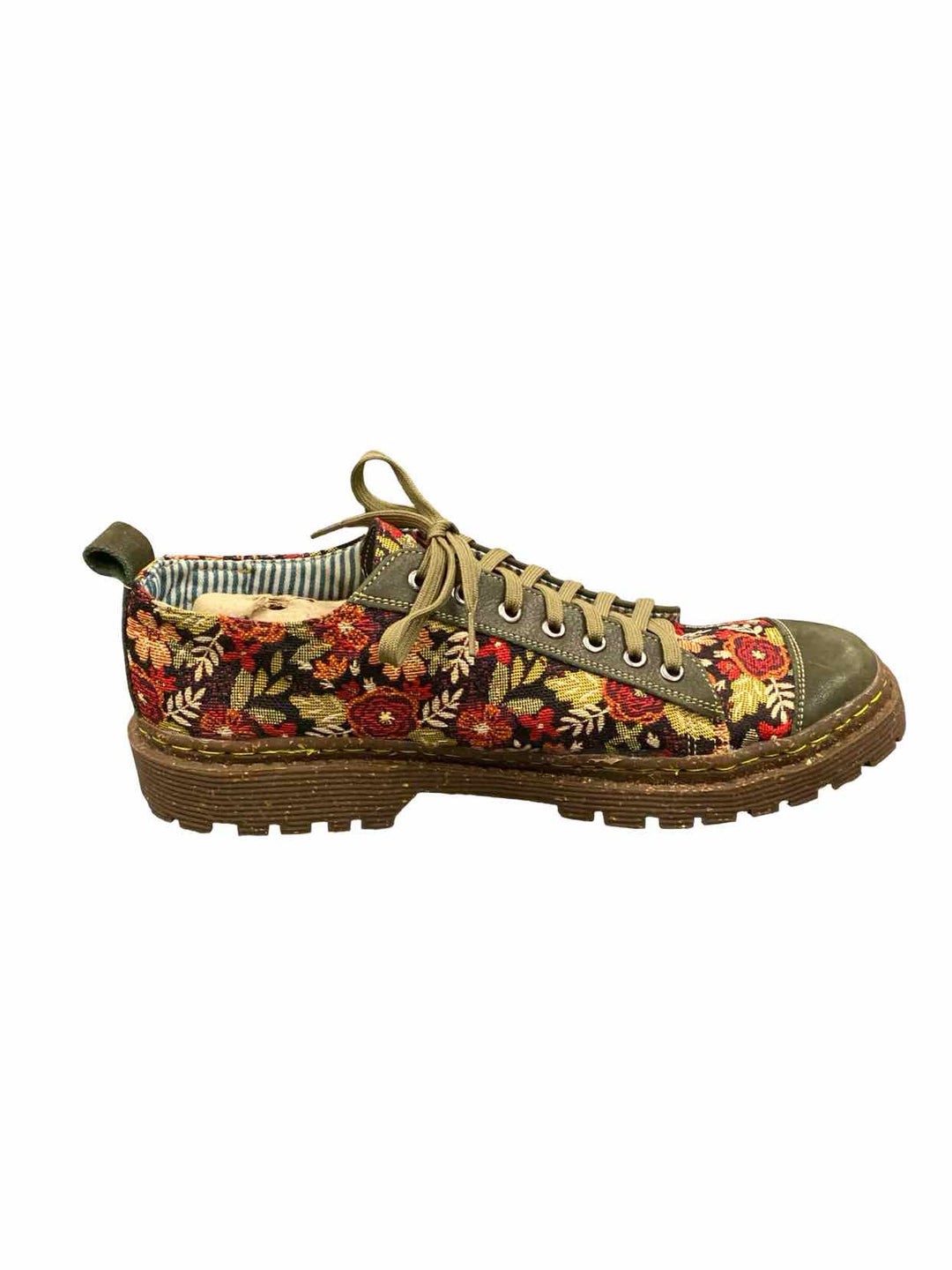 Moshi Boots Shoe Size 43 Dark Green Floral Sneakers