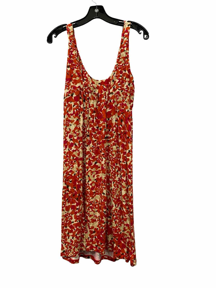 Cabi Size M Red Floral Dress