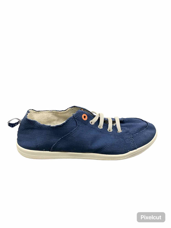 Vionic Shoe Size 9.5 Navy Canvas Sneakers