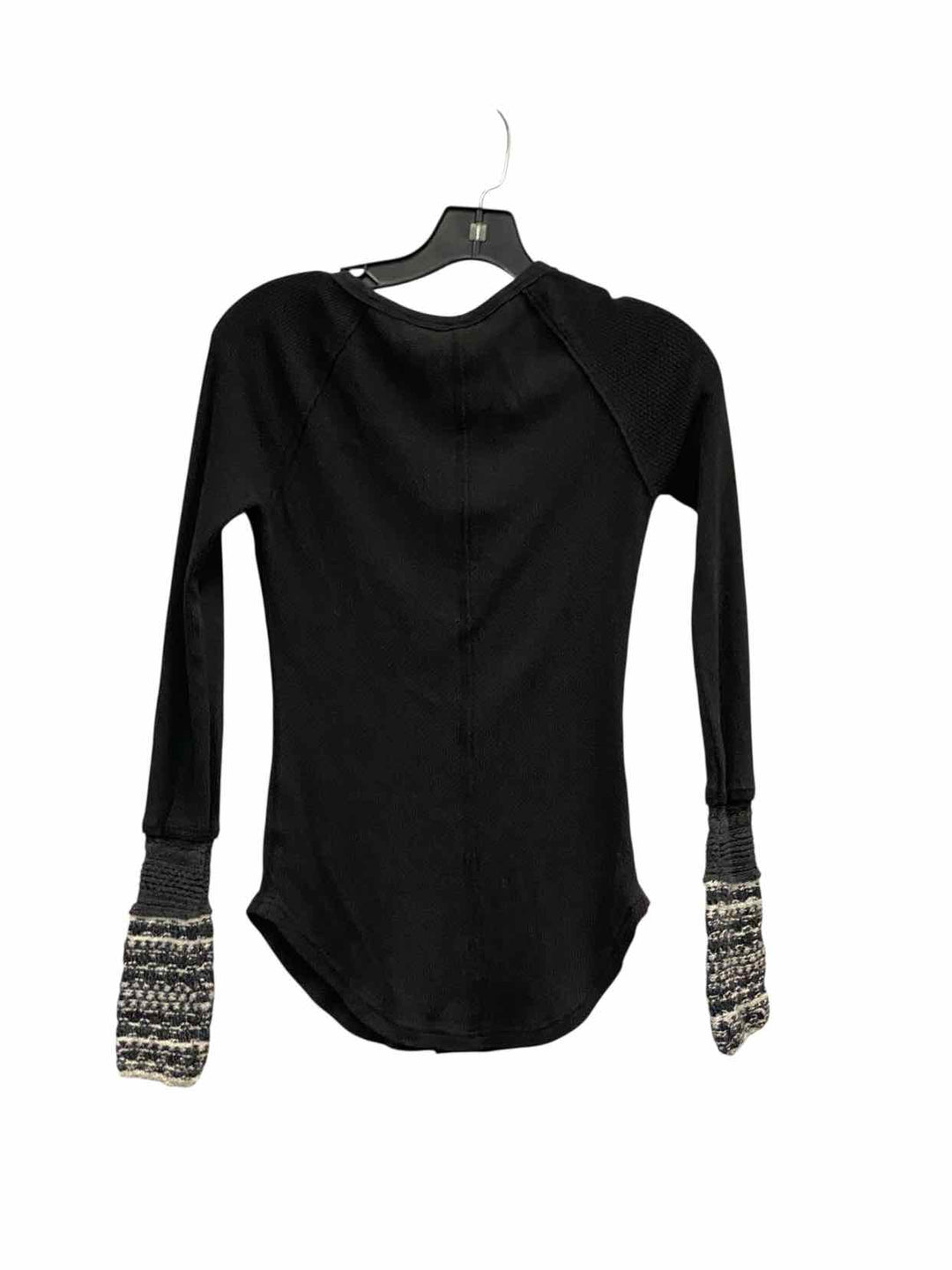 Free People Size S Black Long Sleeve Shirts