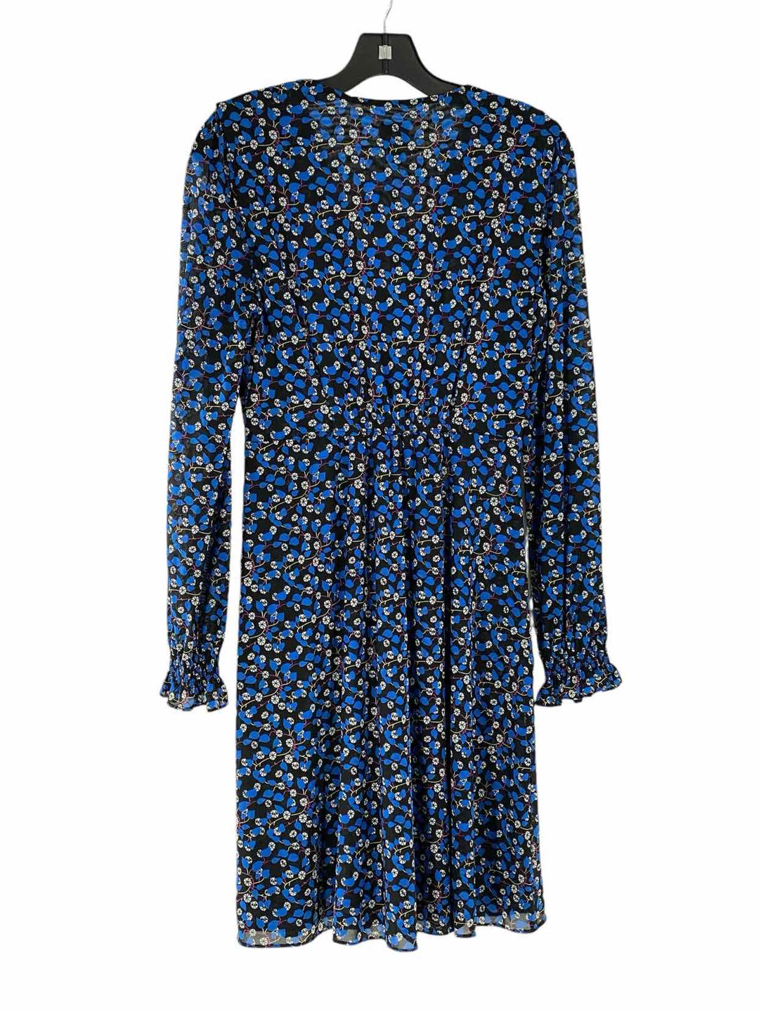 Cabi Size S Blue Black Print Dress