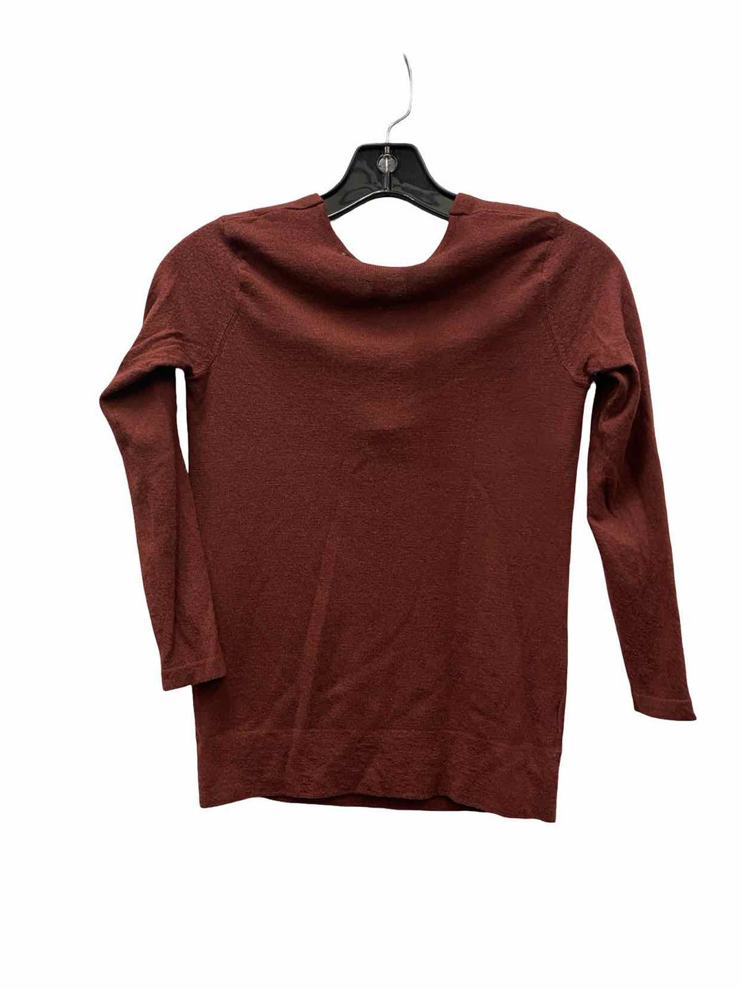Ann Taylor Size XSP Burgundy 100% Merino Wool Sweater