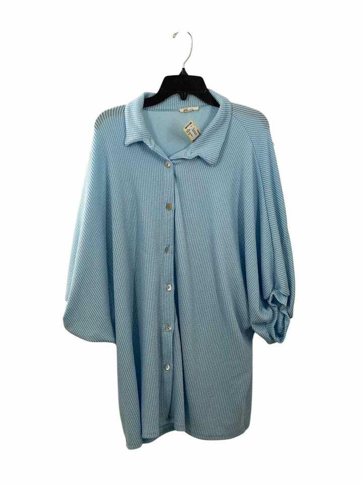 Blumin Apparel Size XL Light Blue Short Sleeve Shirts