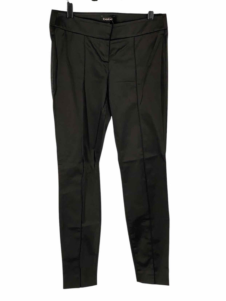 Bebe Size 2 Black Shiny Pants