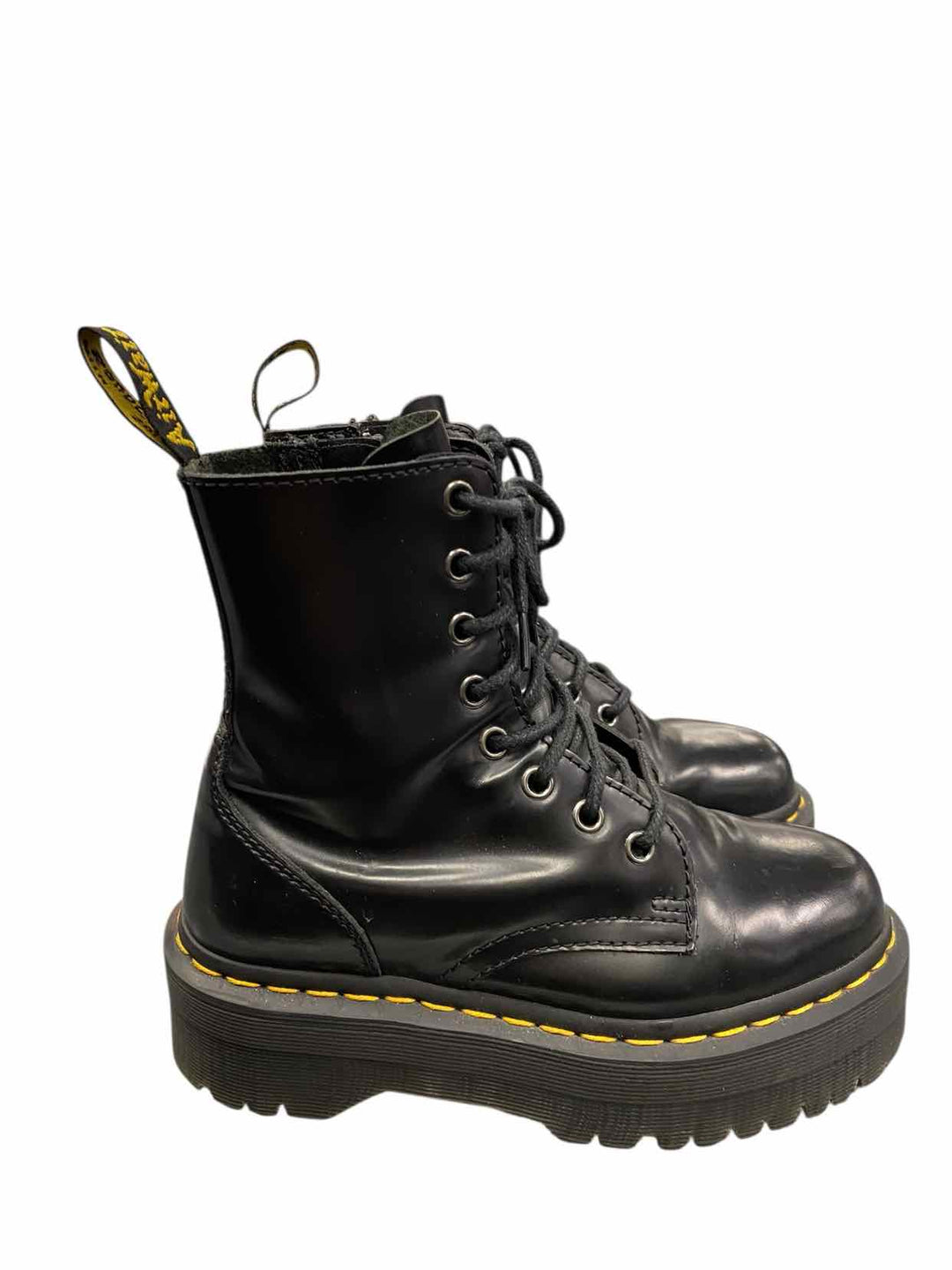 Dr. Marten Shoe Size 5 Black Leather Jadon Boots(Ankle)