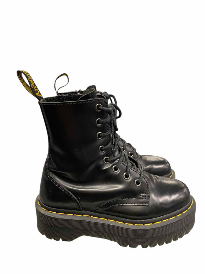 Dr. Marten Shoe Size 5 Black Leather Jadon Boots(Ankle)