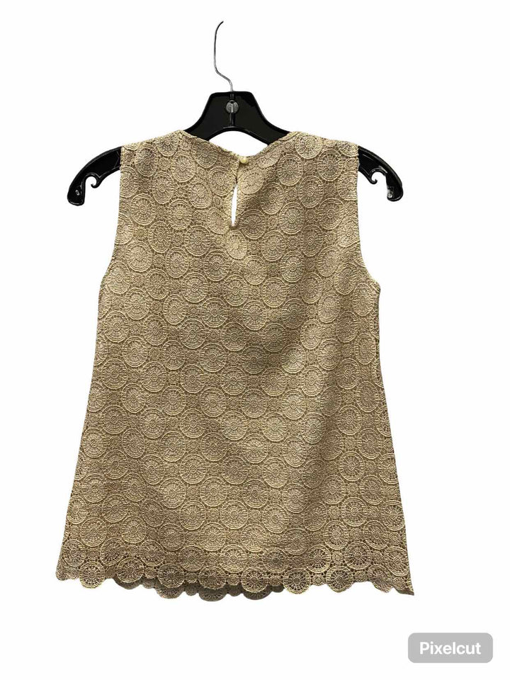 Talbots Size 2P Gold Tank Top
