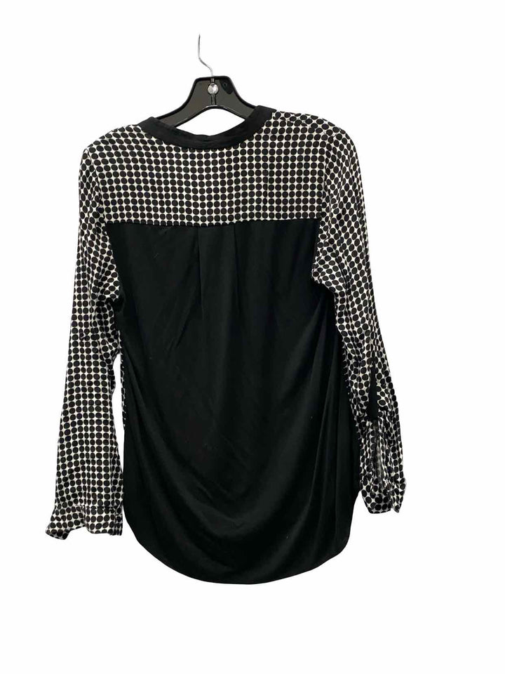 Daniel Rainn Size M Black White Circles Long Sleeve Shirts
