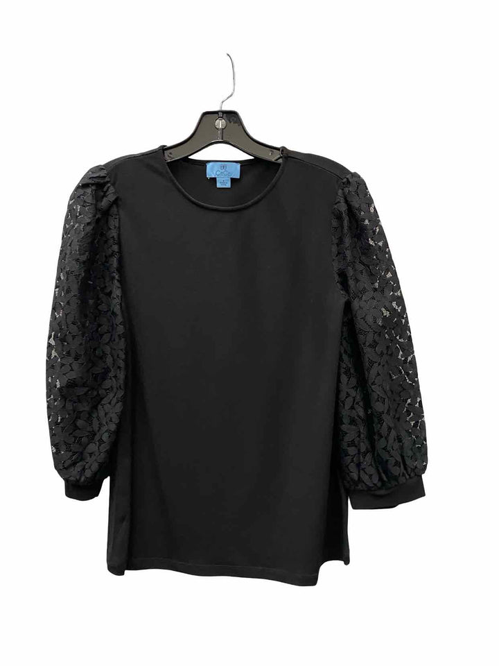 Cece Size S Black Long Sleeve Shirts