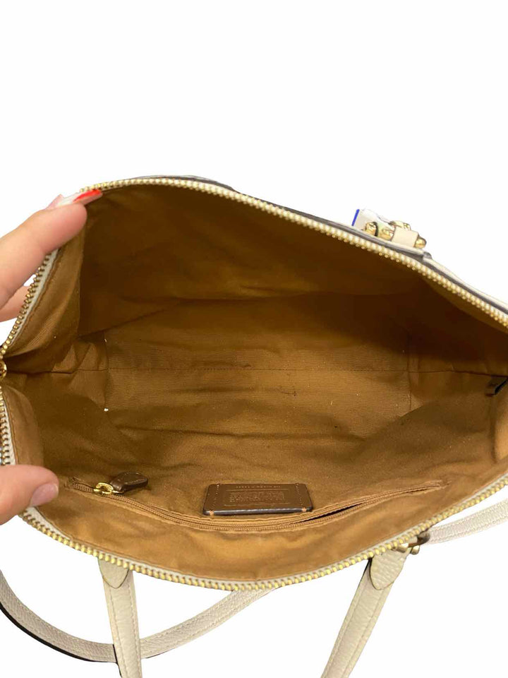COACH Cream Style No. 79997 Purse